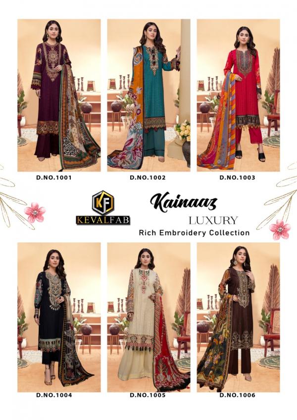 Keval Kainaaz Luxury Karachi Cotton Dress Material Collection